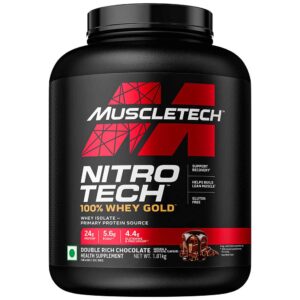 Muscletech nitrotech 100% whey gold, 1. 82 kg (4 lb)